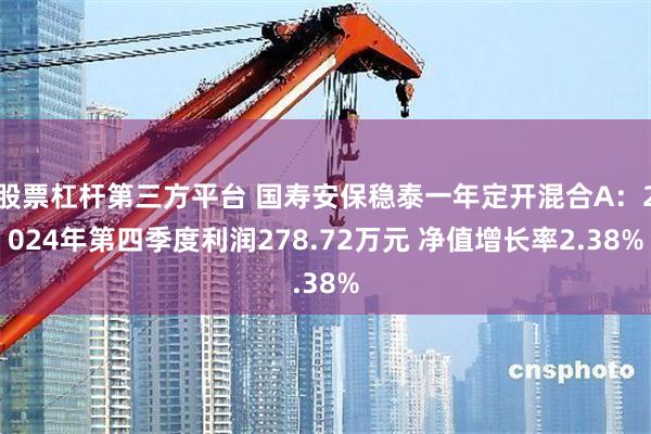 股票杠杆第三方平台 国寿安保稳泰一年定开混合A：2024年第四季度利润278.72万元 净值增长率2.38%