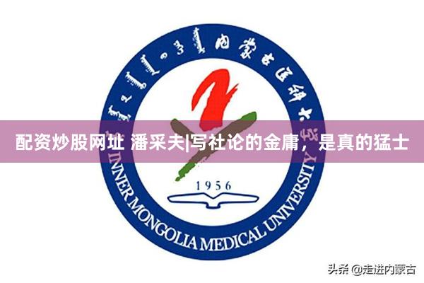 配资炒股网址 潘采夫|写社论的金庸，是真的猛士