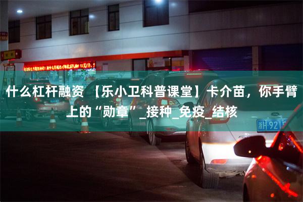 什么杠杆融资 【乐小卫科普课堂】卡介苗，你手臂上的“勋章”_接种_免疫_结核