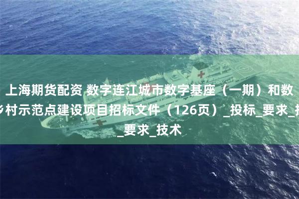 上海期货配资 数字连江城市数字基座（一期）和数字乡村示范点建设项目招标文件（126页）_投标_要求_技术