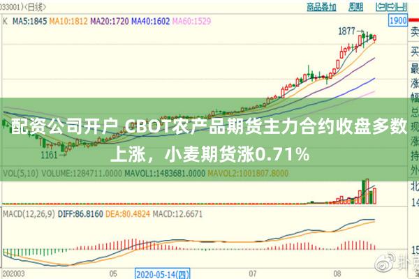 配资公司开户 CBOT农产品期货主力合约收盘多数上涨，小麦期货涨0.71%